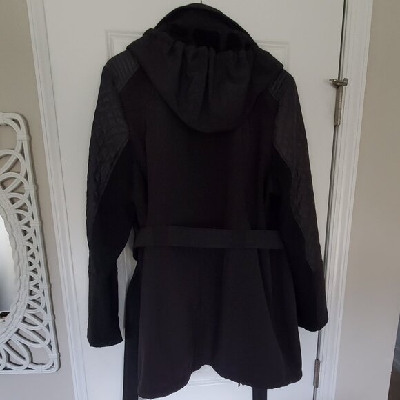 Michael Kors Asymmetrical Belted Coat - Picture 4 of 12